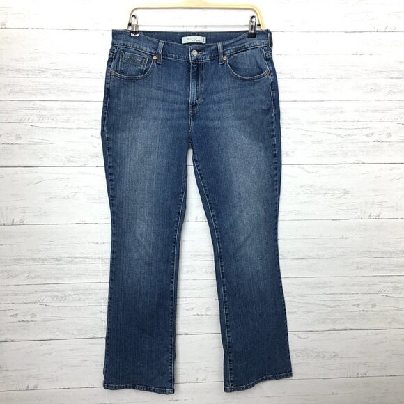 Levi's 515 Women's Jeans Boot Cut Medium Wash Stretch size 10 length 31" - Picture 10 of 12